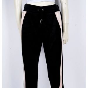 NWT Juicy Couture Black Lab Velour M Sweatpants.